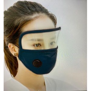 Mondkapje inclusief spatscherm - Inclusief ventiel en filter - 1 mondkapje & masker