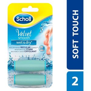 Scholl Navulling voor droge of natte huid - Scholl Velvet Smooth – Scholl – Voetverzorging – Huidverzorging – Scholl Voetvijl – Scholl Rollers.