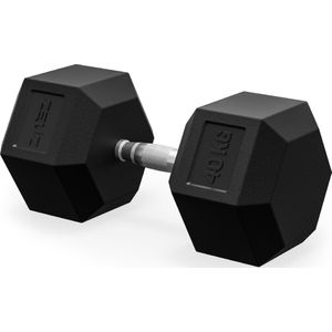 ZEUZ Hexa Dumbbell 1 Stuk 40 KG – Hexagon Gewichten – Krachttraining Dumbell geschikt voor CrossFit & Fitness