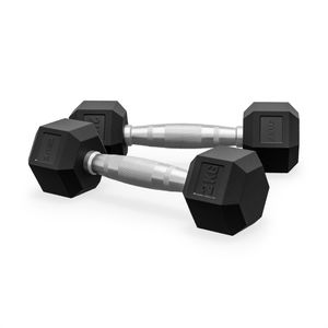 ZEUZ Hexa Dumbbells Set 2 x 2 KG – Dumbell - Hexagon Gewichten Dumbbellset – Krachttraining Dumbellset voor CrossFit & Fitness