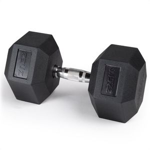 ZEUZ Hexa Dumbbell 1 Stuk 32,5 KG – Hexagon Gewichten – Krachttraining Dumbell geschikt voor CrossFit & Fitness