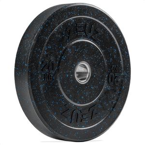 ZEUZ 1 Stuk Halterschijf 20 KG – Gewichten Set – 20kg Bumper Plates voor 50 mm Halter – voor CrossFit & Fitness