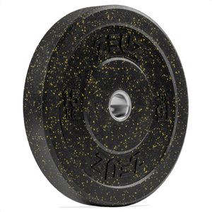 ZEUZ 1 Stuk Halterschijf 15 KG – Gewichten Set – 15kg Bumper Plates voor 50 mm Halter – voor CrossFit & Fitness