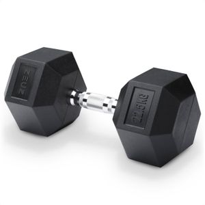 ZEUZ Hexa Dumbbell 1 Stuk 22,5 KG ��– Hexagon Gewichten – Krachttraining Dumbell geschikt voor CrossFit & Fitness