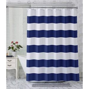 RX Goods Luxe Douchegordijn met 12 Gordijn Ringen 180 CM X 180 CM – Waterafstotend – Shower Curtain - Badkamer Douche & Bad Gordijn Inclusief Accessoires - Polyester