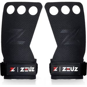 ZEUZ Grips – Sport Handschoenen – Geschikt voor CrossFit, Fitness, Turnen & Gymnastics – Zwart - Maat XL