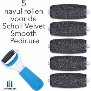 5  vervangingsrollen voor de Scholl Velvet Smooth-pedicure,