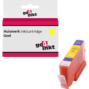 Compatible HP 364XL y yellow geel inkt cartridge van Go4inkt - Huismerk inktpatroon