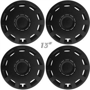 Wieldoppen GRANIT-B 13 inch mat zwart. Set a 4 stuks in doos (a.u.b. tekst lezen!)