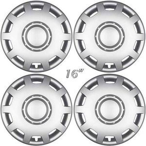 Wieldoppen GRANIT-S 16 inch mat zilver. Set a 4 stuks in doos (a.u.b. tekst lezen!)