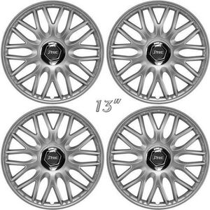 Wieldoppen ORDEN-SC 13 inch zilver/chroom ""moer"" (set a 4 stuks in doos)