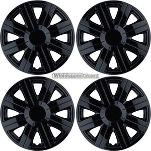 Wieldoppen COSMO-BK 15 inch glanzend zwart. Set a 4 stuks (CONTROLEER UW BANDENMAAT en lees a.u.b. de onderstaande, uitgebreide tekst!)
