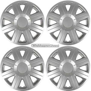 Wieldoppen COSMO-S 14 inch zilver. Set a 4 stuks (CONTROLEER UW BANDENMAAT en lees a.u.b. de onderstaande, uitgebreide tekst!)