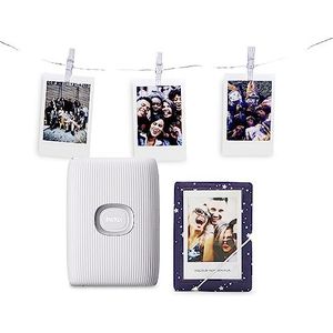 instax Fujifilm mini Link 2 Smartphoneprinter Bundel, Clay White