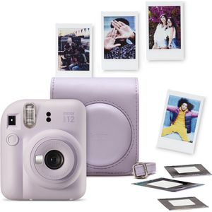 Fujifilm - Instax Mini 12 - Instant Camera - Lilac Purple - Inclusief Film en Cameratas