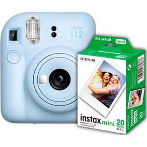 Fujifilm Instax Mini 12 Pastel Blue Bundel