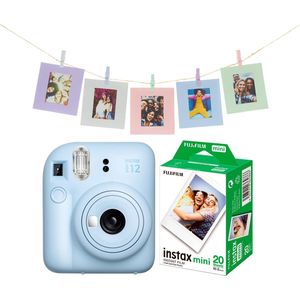 Fujifilm Instax Mini 12 Bundel - Instant Camera - Pastel Blue - 20 Stuks Film