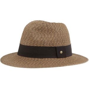 Stijlvolle Man & Vrouw Zonnehoed - Beau Fedora - UV-werende UPF50+ Maat: 61cm verstelbaar - Kleur: Mixed Bruin