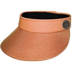 Morgan Visor Golf Zonneklep Dames Cap - Oprolbaar - Klittenband - Maat: 58cm - Kleur: Oranje