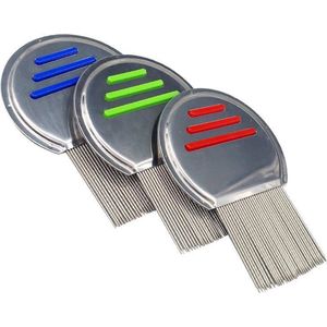 Luizenkam | vlooienkam | netenkam | geschikt voor mens en dier | 1 stuk | random kleur