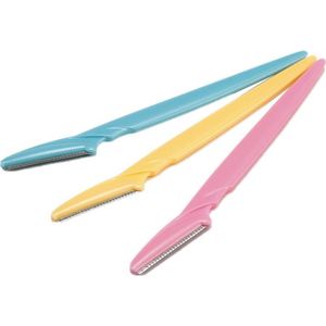 Scheermesjes | intieme streek | gezichtshaar | wenkbrauwen | 3 stuks