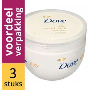 Dove Body Cream Silky Nourishing - 3 x 300 ml