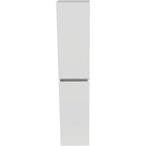 Arcqua Luna kolomkast 170x35x35cm met softclose Greeploos 2 deuren melamine hoogglans wit KOL101436