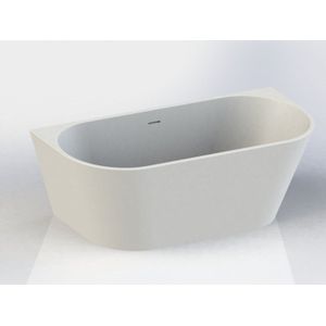 Half Vrijstaand Bad Arcqua Pinto Back To Wall 160x70x57 cm Glans Wit