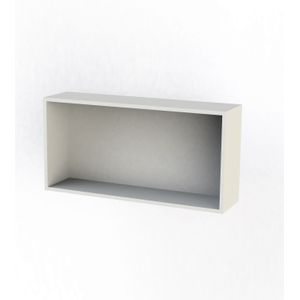 Opbouwnis Arcqua Alcove 60x30x10 cm Solid Surface Mat Wit