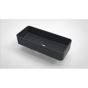 Arcqua Case waskom rechthoek 60x26cm mat antraciet WAS461420