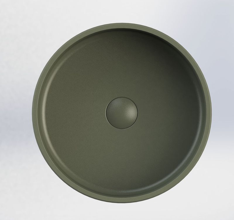 Arcqua - Case - Waskom - Groen - Rond - Mat - Diameter 40 cm