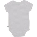 Born By Kiddo United Gestreepte Romper Wit/Lila