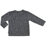 Born United Longsleeve Cheetah Junior Katoen Antraciet wit