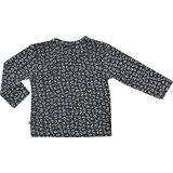 Born United Longsleeve Cheetah Junior Katoen Antraciet wit