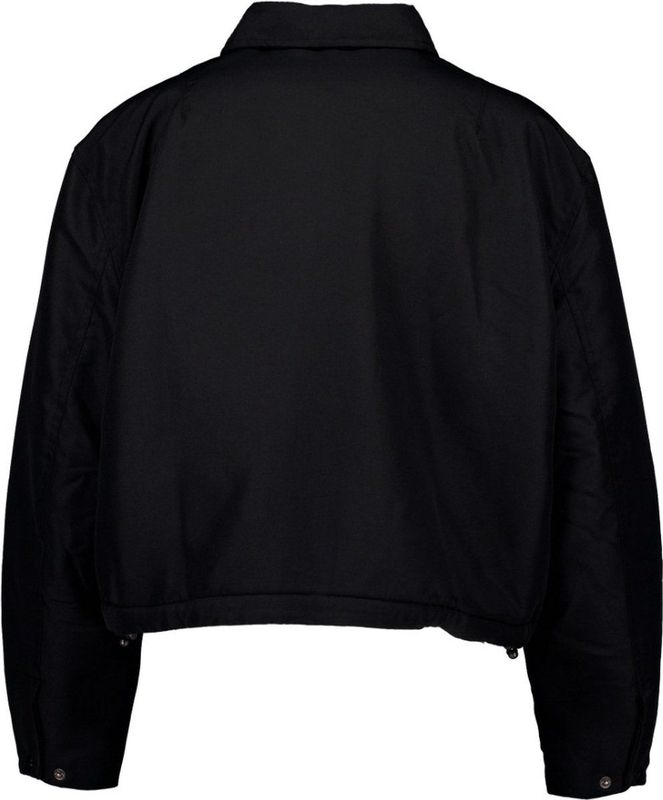 Olaf Hussein - W990502 - Jasje - Zwart - Leren Jassen