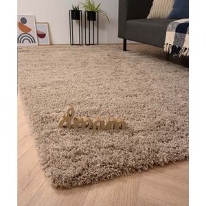 Hoogpolig Vloerkleed - Cozy Shaggy - Beige - 200x300 cm