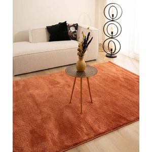 Velours Vloerkleed - Flair - Terracotta - 120x170 cm