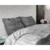 Sleeptime - Elegance Bella - Dekbedovertrek - Wit - Polyester-katoen - Dessin: Patroon