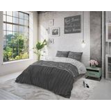 Sleeptime - Elegance Bella - Dekbedovertrek - Wit - Polyester-katoen - Dessin: Patroon