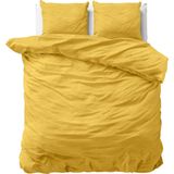 Dreamhouse Stone Washed Dekbedovertrek + 2 kussenslopen Mosterd