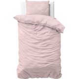 Dreamhouse Stone Washed Dekbedovertrek + 1 kussensloop Roze