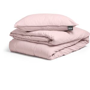Dreamhouse Stone Washed Dekbedovertrek + 1 kussensloop Roze