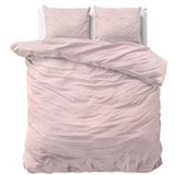 Dreamhouse - Dekbedovertrekset - Roze - Stone Washed Satijn - Incl. Kussensloop - 220 x 200 cm