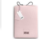 Dreamhouse - Dekbedovertrekset - Roze - Stone Washed Satijn - Incl. Kussensloop - 220 x 200 cm