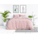 Dreamhouse - Dekbedovertrekset - Roze - Stone Washed Satijn - Incl. Kussensloop - 220 x 200 cm
