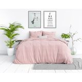 Dreamhouse - Dekbedovertrekset - Roze - Satijn - Inclusief Kussensloop - 220 x 240 cm