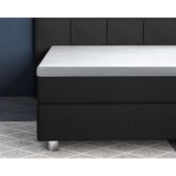 Primaviera Deluxe Satijnen - Topper Hoeslaken - 90 x 200 - Wit