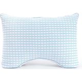 Dreamhouse 3D Verkoelend Neksteun Kussen - Blue Cell Tech - 45x65 - Wit