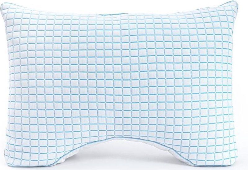 Dreamhouse 3D Verkoelend Neksteun Kussen - Blue Cell Tech - 45x65 - Wit