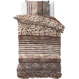 Sleeptime Cozy Panther Dekbedovertrek + 1 kussensloop Bruin